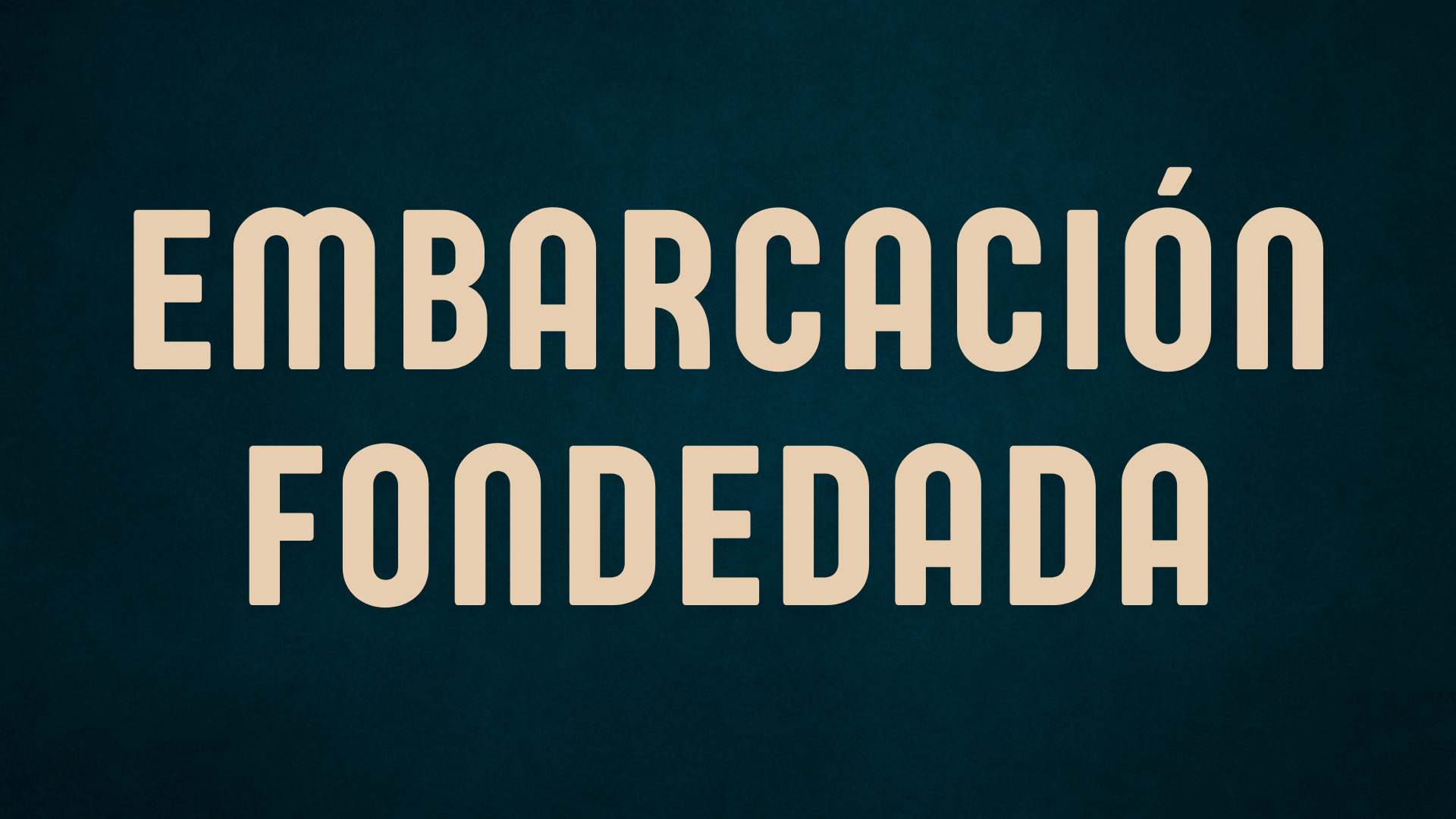 Embarcación Fondeada