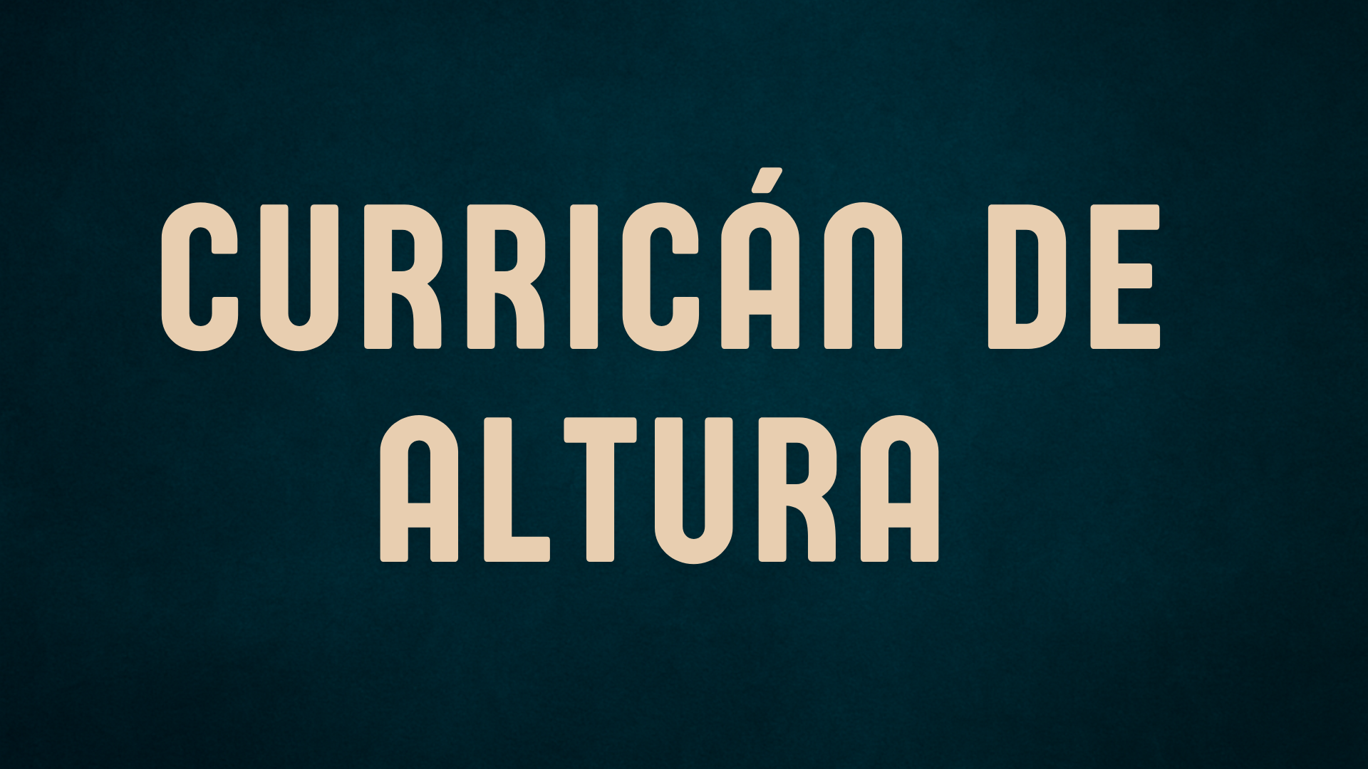 Curricán de Altura